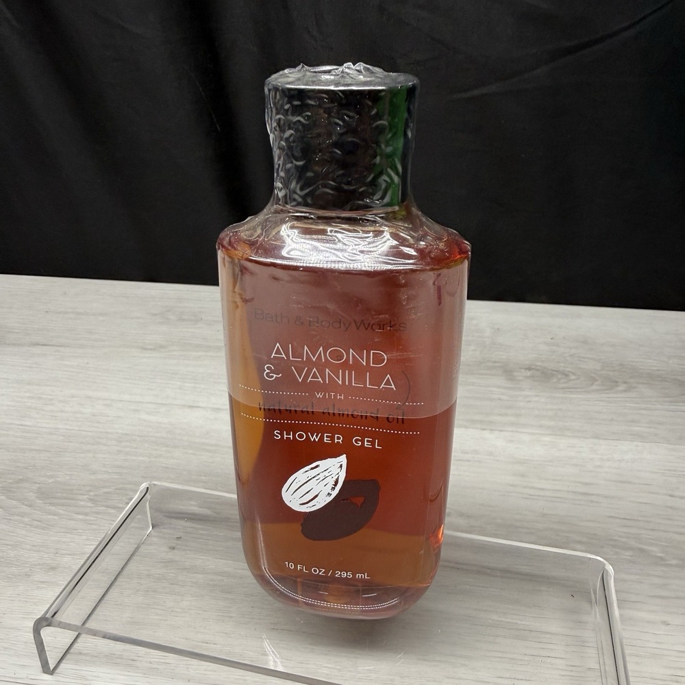 Bath & Body Works Almond & Vanilla Shower Gel 10 fl oz / 295 ml Discontinued New